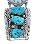 Native American Zuni Turquoise Sterling Silver Watch JX126491